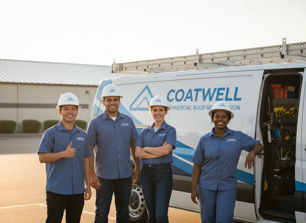 Commercial roof coating company in Atwater, OH